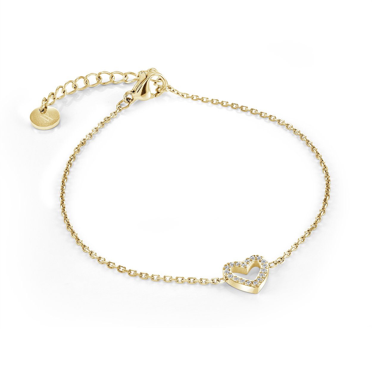 HEART & CZ BRACELET