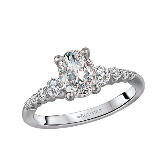 Romance Classic Diamond Semi-Mount Engagement Ring