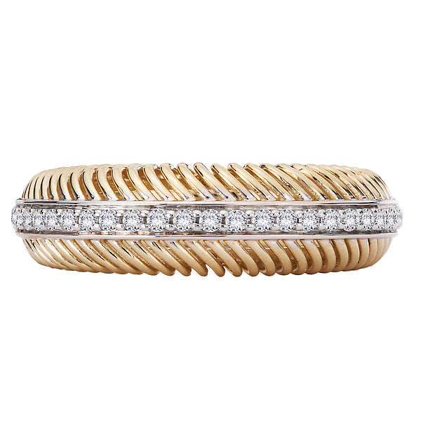 Two-Tone Ladies Fashion Diamond Ring