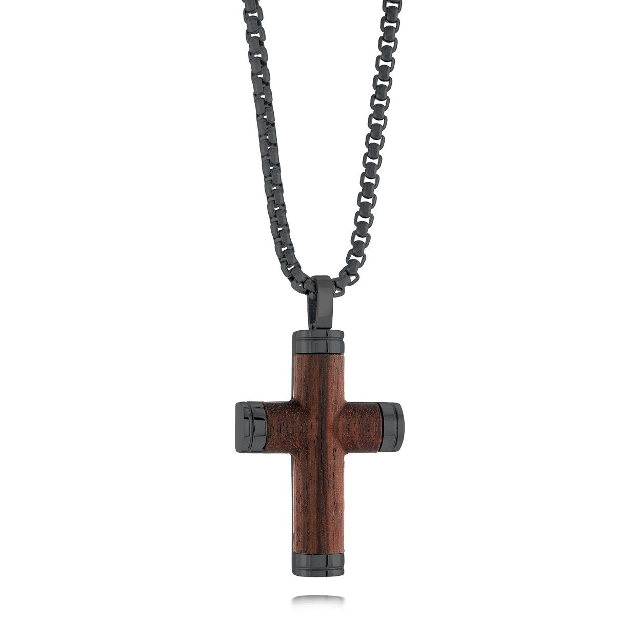 WOOD CROSS PENDANT