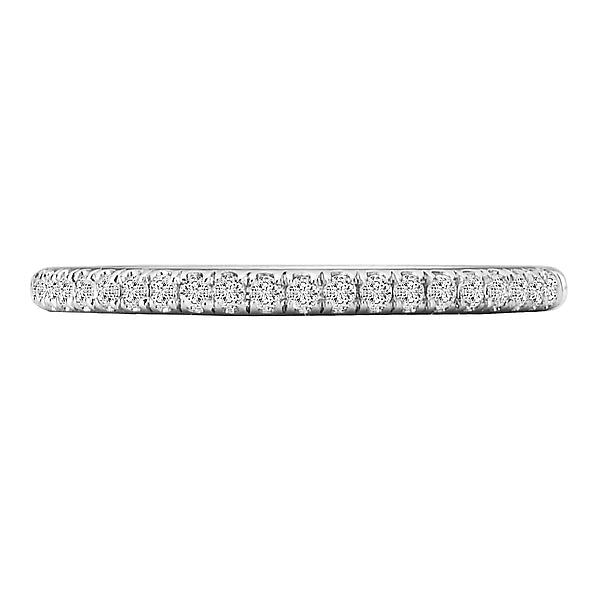 Straight Diamond Wedding Band