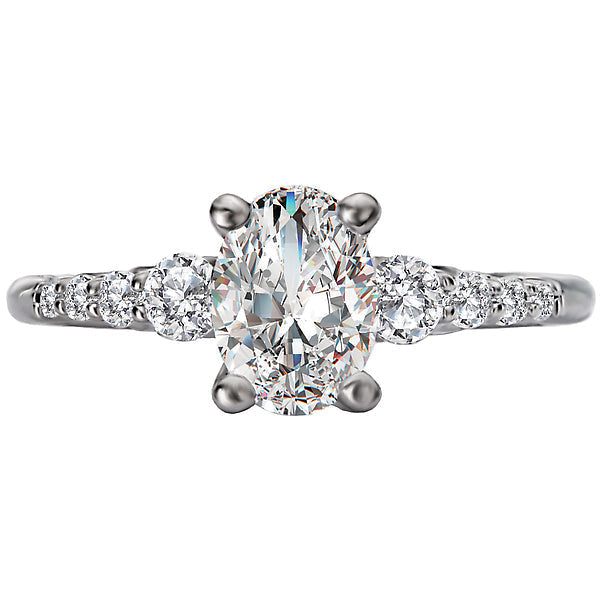 Classic Diamond Semi-Mount Engagement Ring