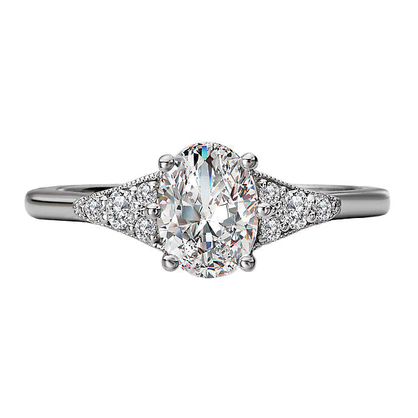 Semi-Mount Diamond Engagement Ring