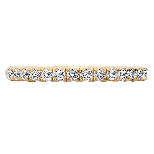 Straight Diamond Wedding Band