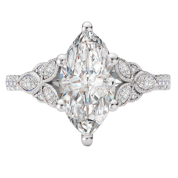 Semi-Mount Diamond Engagement Ring