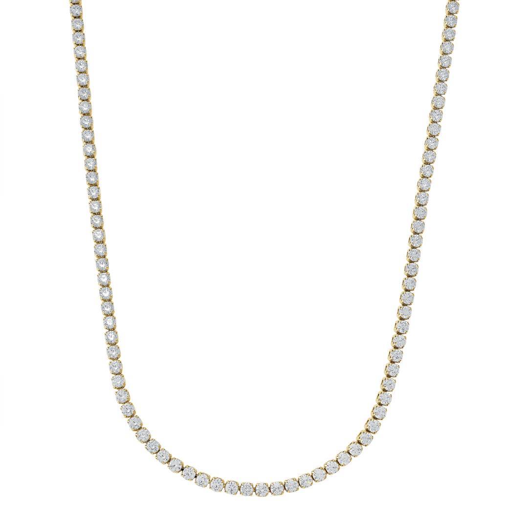 2MM TENNIS NECKLACE
