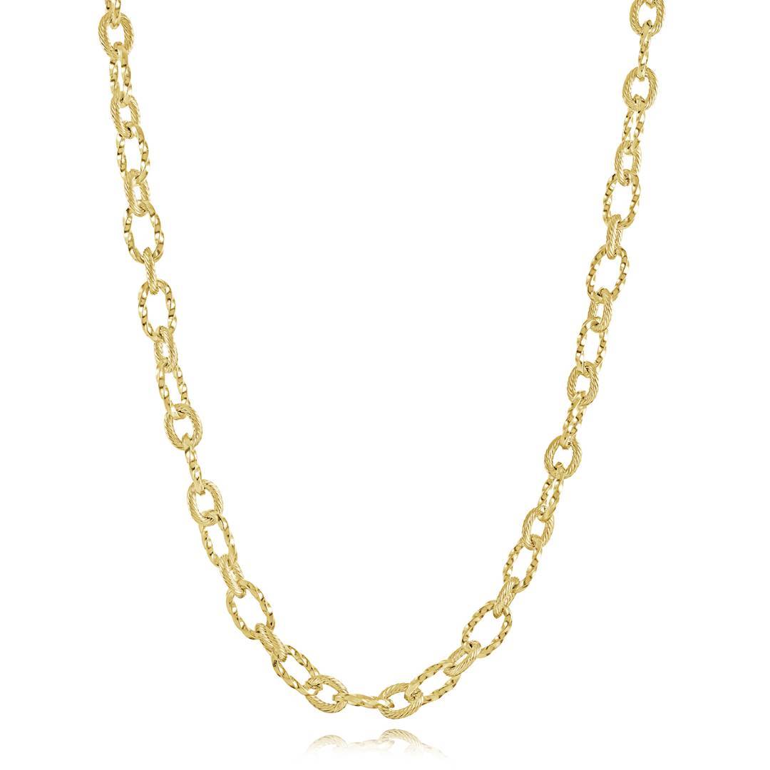 7MM-CABLE DIA-CUT NECKLACE