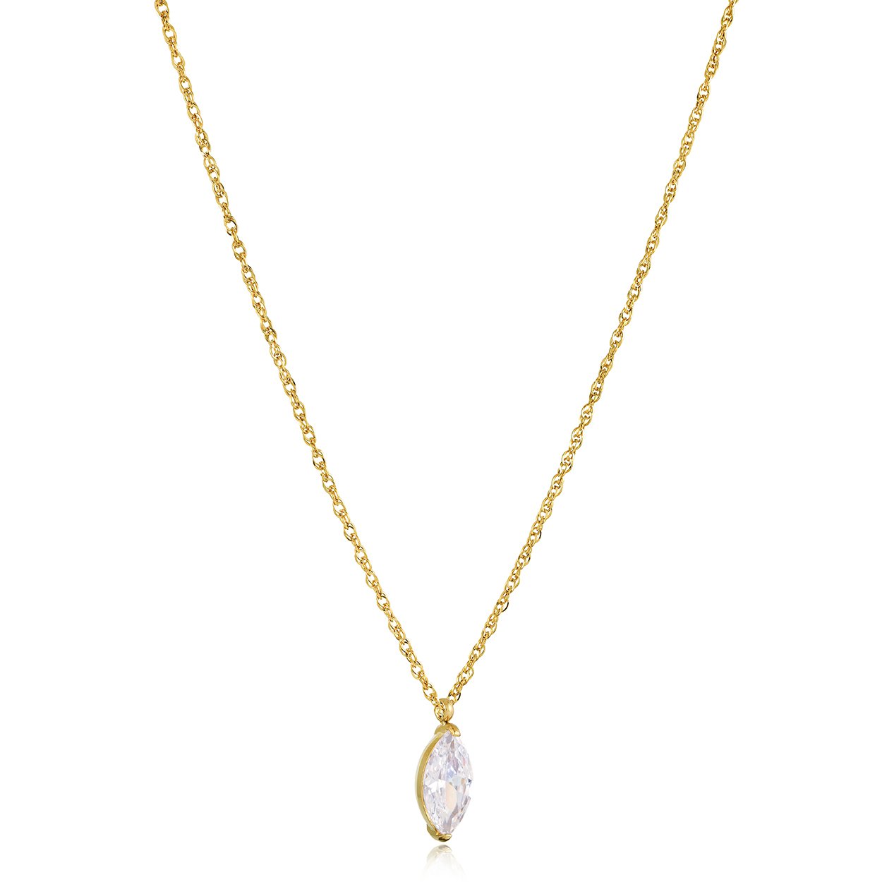 4MM-MARQUISE CZ PENDANT
