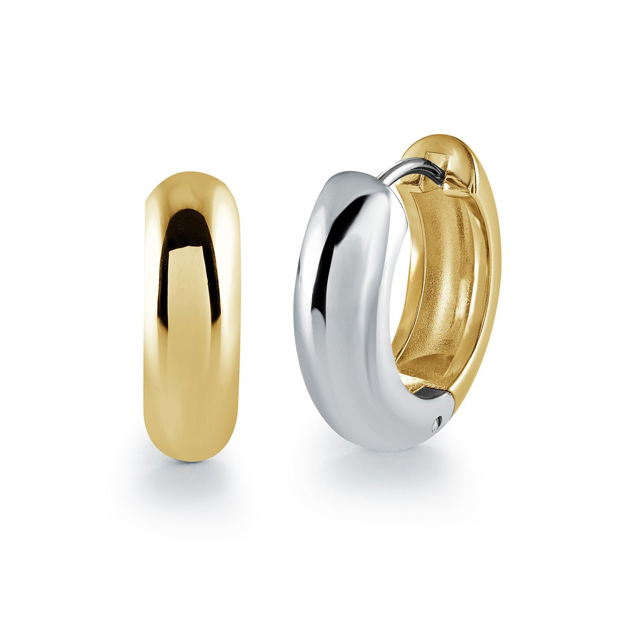 17MM-CURVED 2-TONE HOOPS