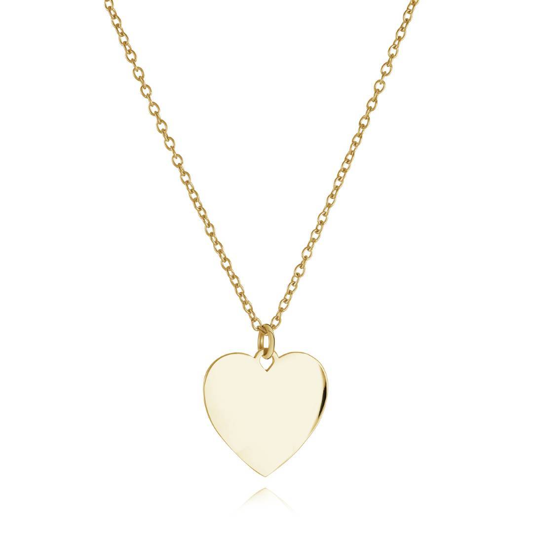HEART PLATE NECKLACE