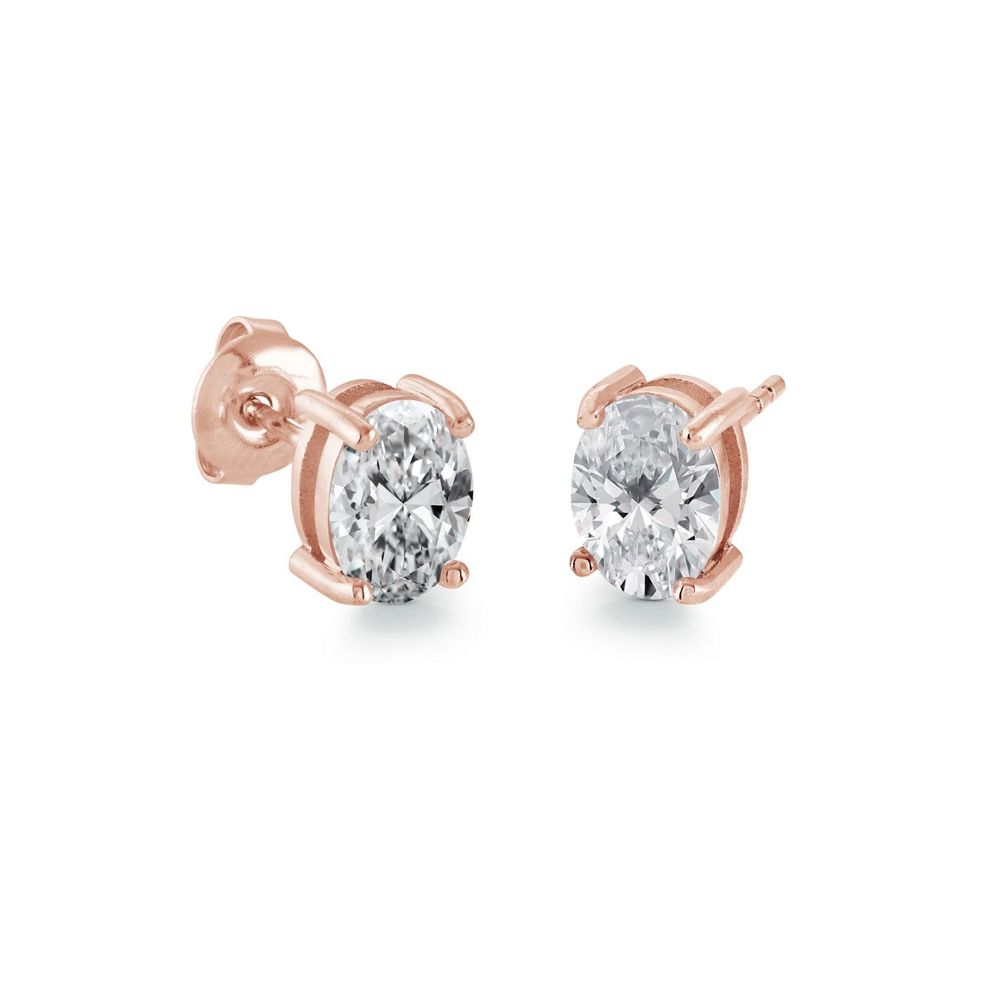 6MM OVAL-CZ STUDS