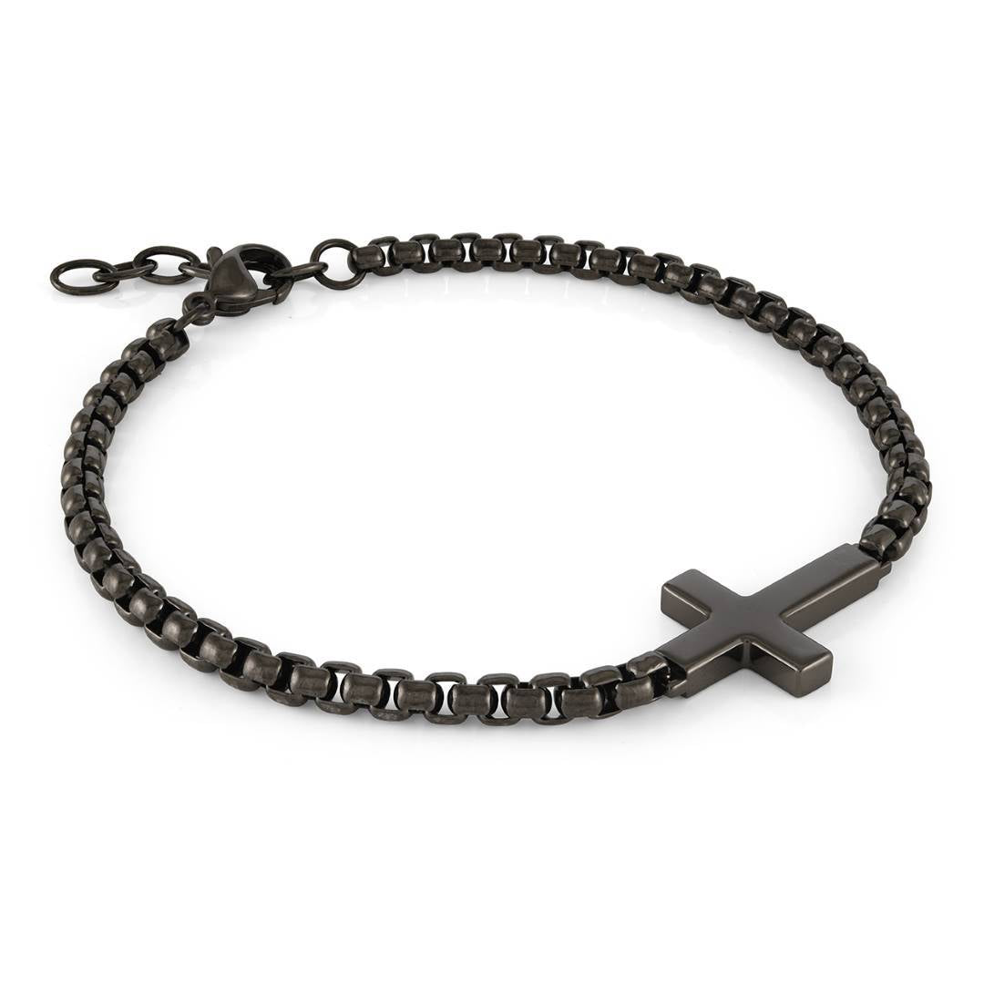 SIDEWAYS CROSS BRACELET