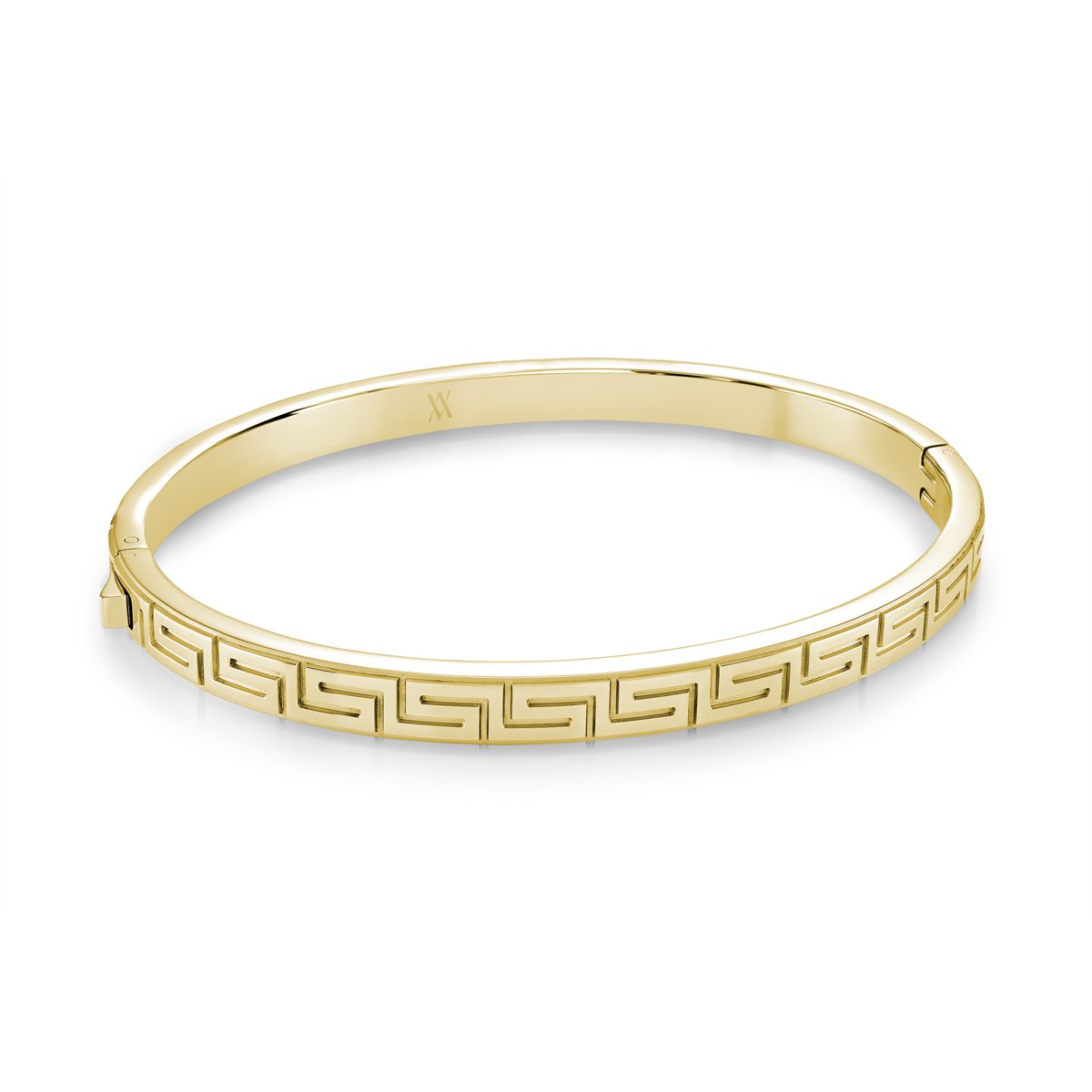 5MM GREEK-KEY BANGLE