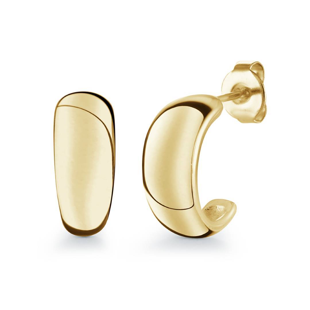 14MM DOMED HOOP-STUDS