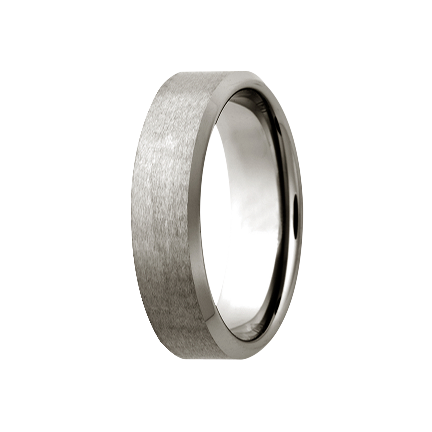 Titanium Comfort Fit Ring with Satin Finish