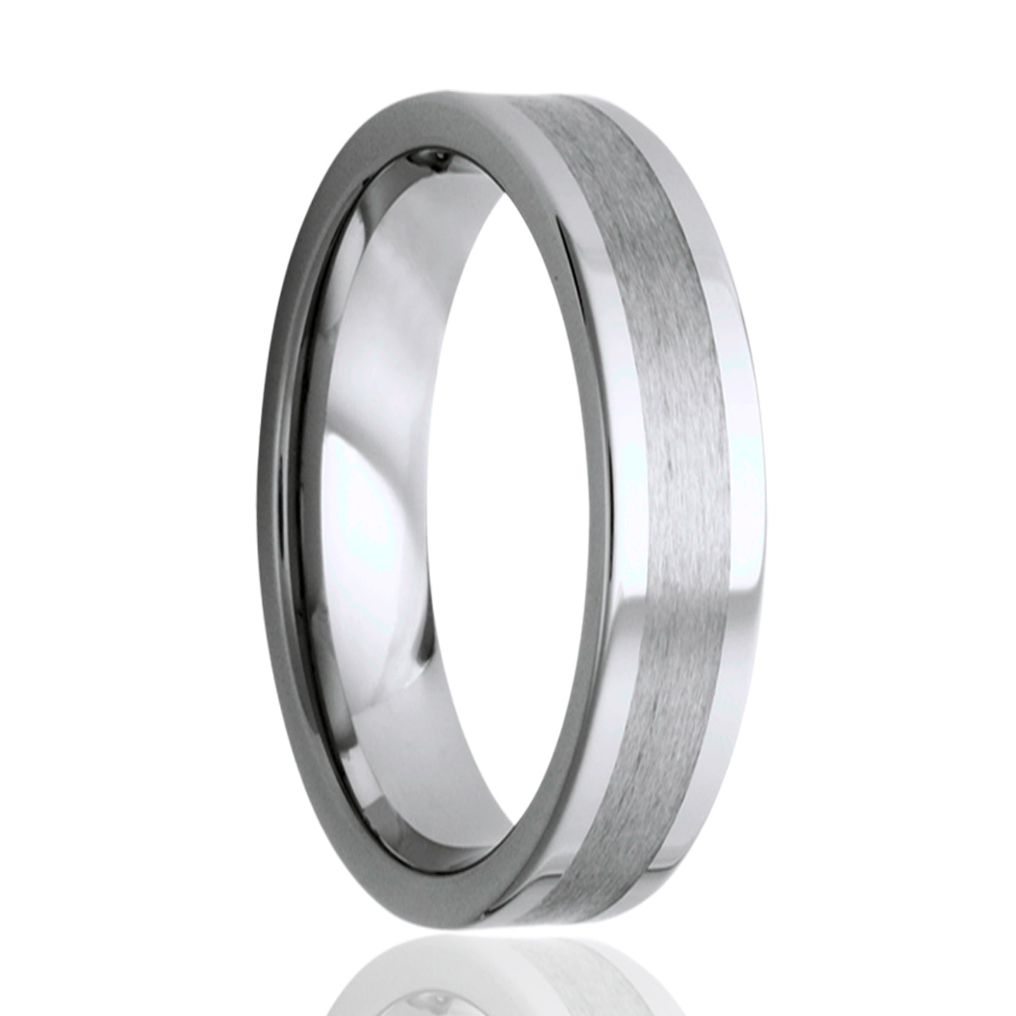 Tungsten Comfort Fit Ring with Satin Finish