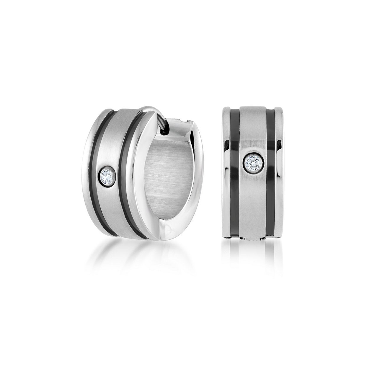 WHITE CZ EARRINGS