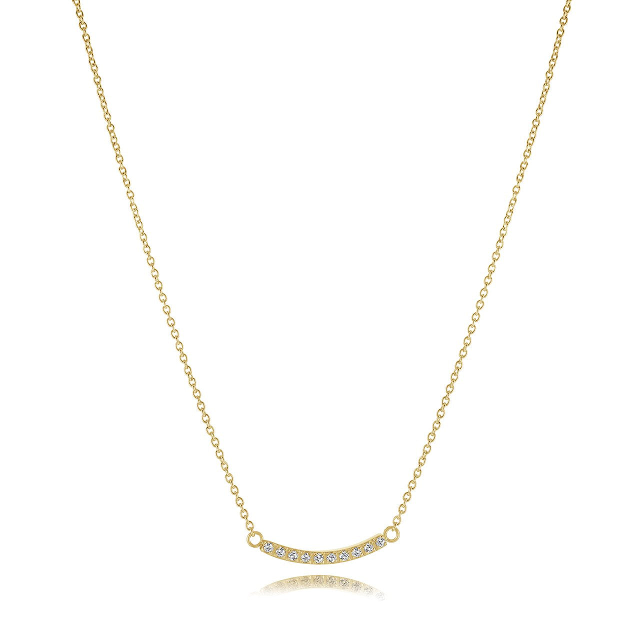 CZ BAR NECKLACE