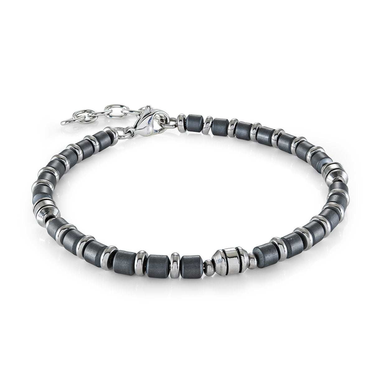 4MM-HEMATITE BRACELET