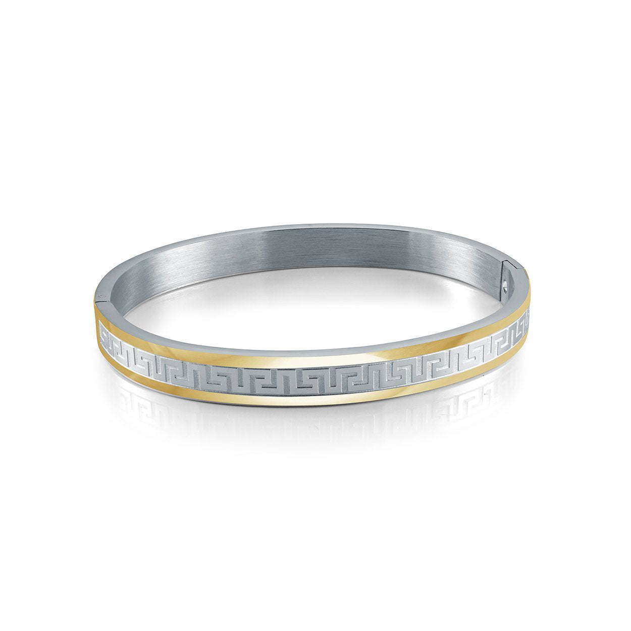 GREEK KEY BANGLE