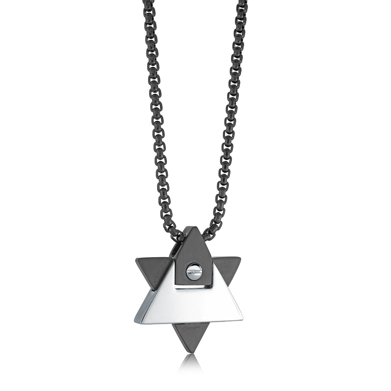GEOMETRIC STAR OF DAVID PENDANT