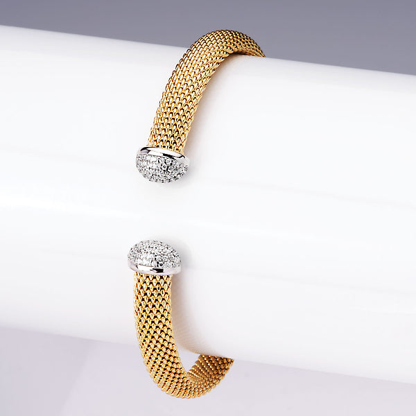 Italian Gold Plated Sterling Silver Bracelet