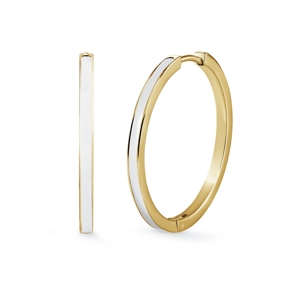 30MM ENAMEL HOOPS