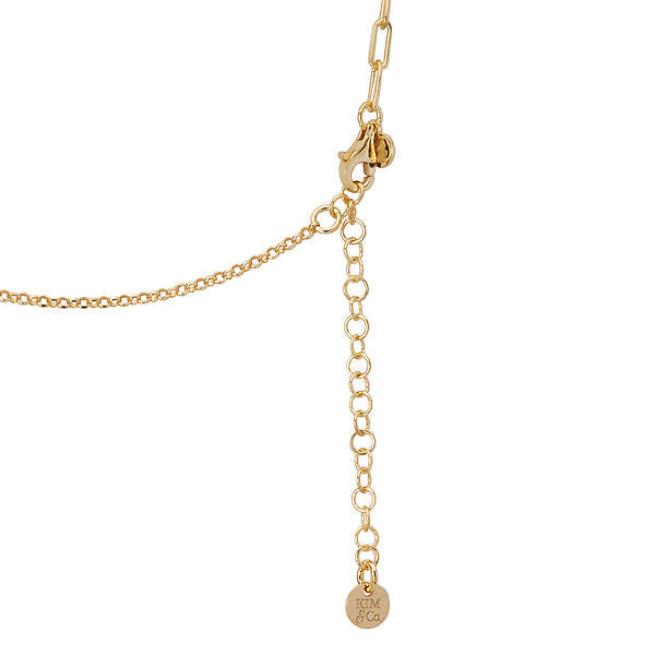 Italian Gold Plated Sterling Silver Y Necklace