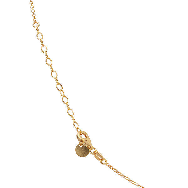 Italian Gold Plated Sterling Silver Mother of Pearl Necklace