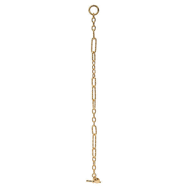 Italian Gold Plated Sterling Silver Link Bracelet