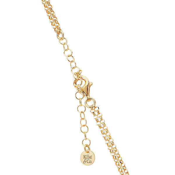 Italian Gold Plated Mariner Necklace