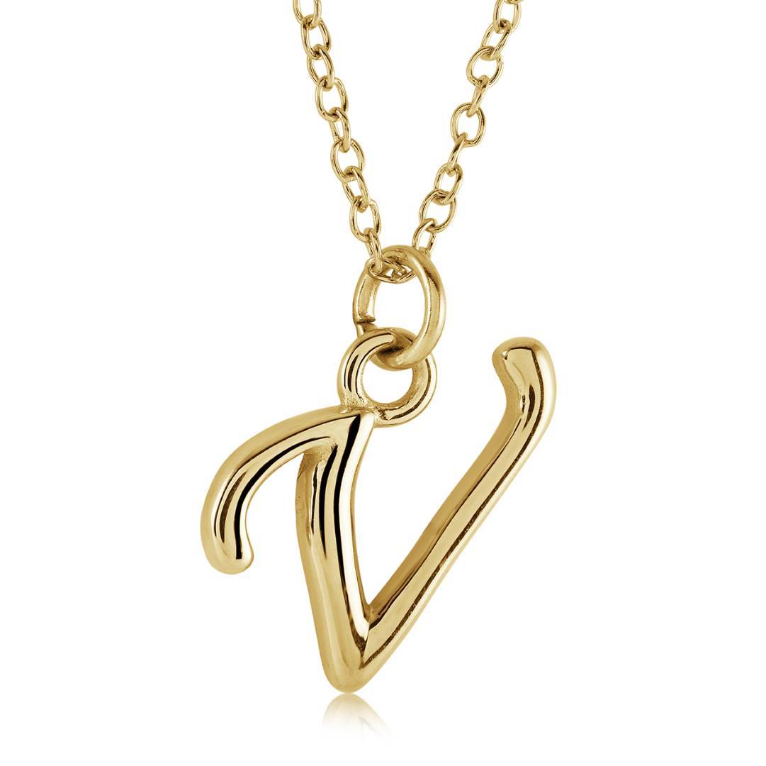 CURSIVE INITIAL NECKLACE