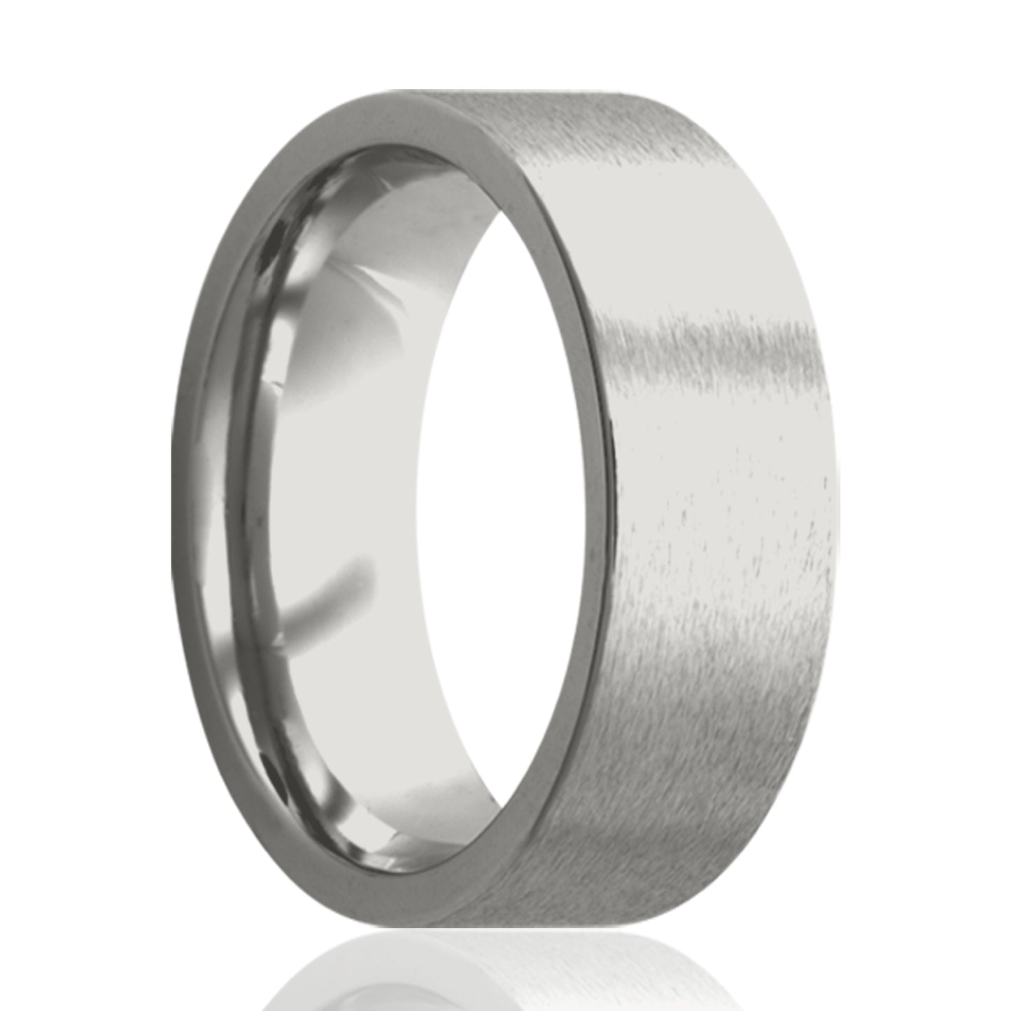 Cobalt Comfort Fit Satin Finish Ring