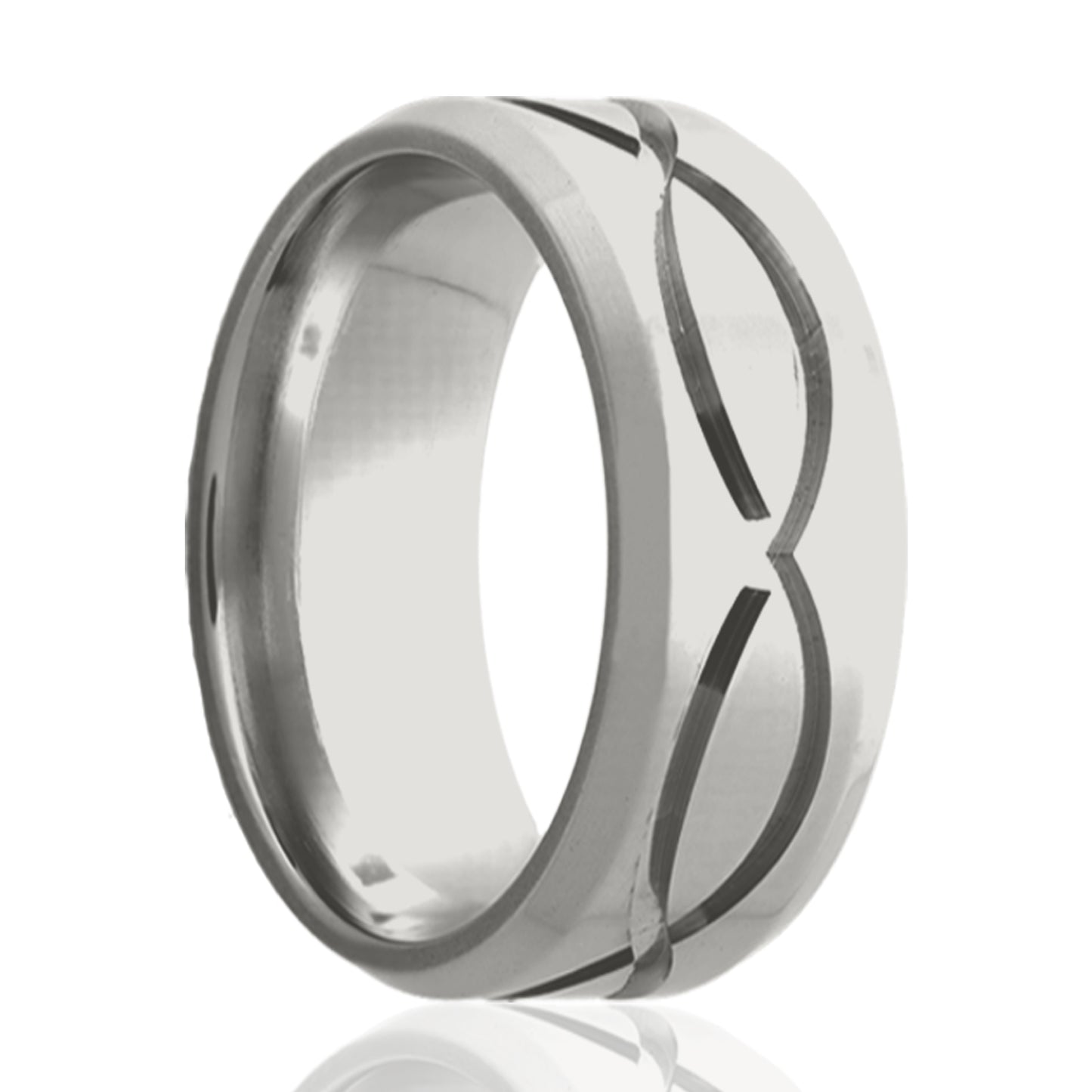 Cobalt Comfort Fit Ring with Polished Finish