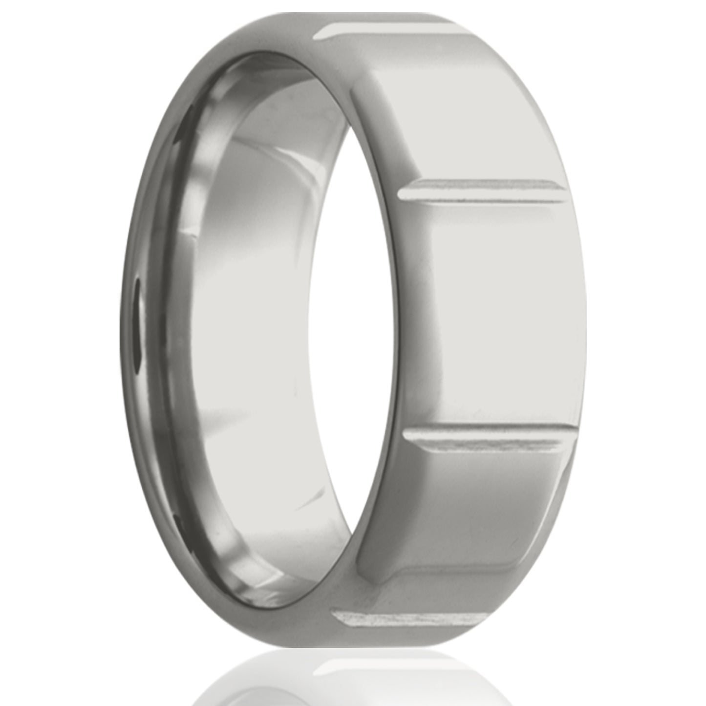 Cobalt Comfort Fit Ring with Polished Finish