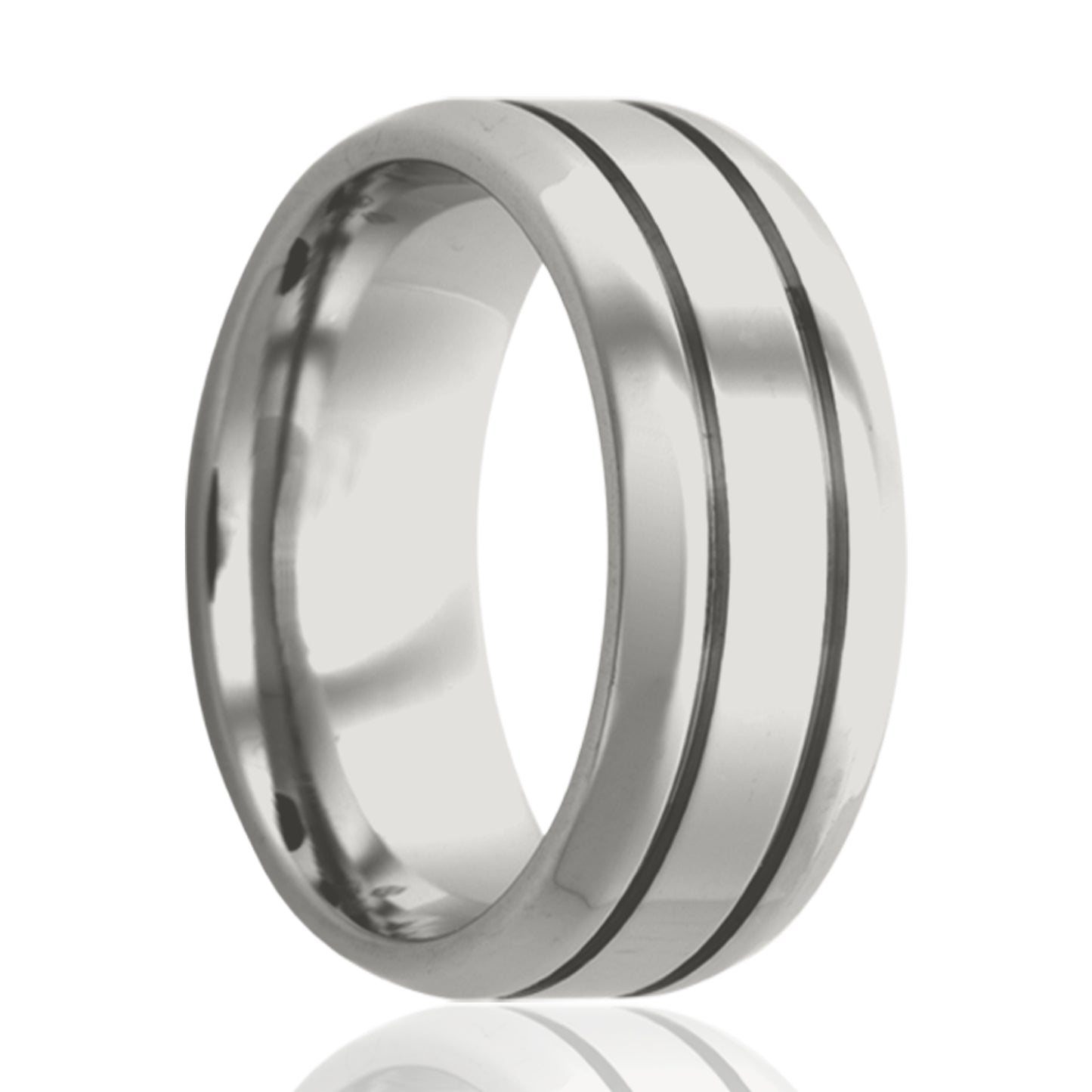 Cobalt Comfort Fit Ring with Polished Finish
