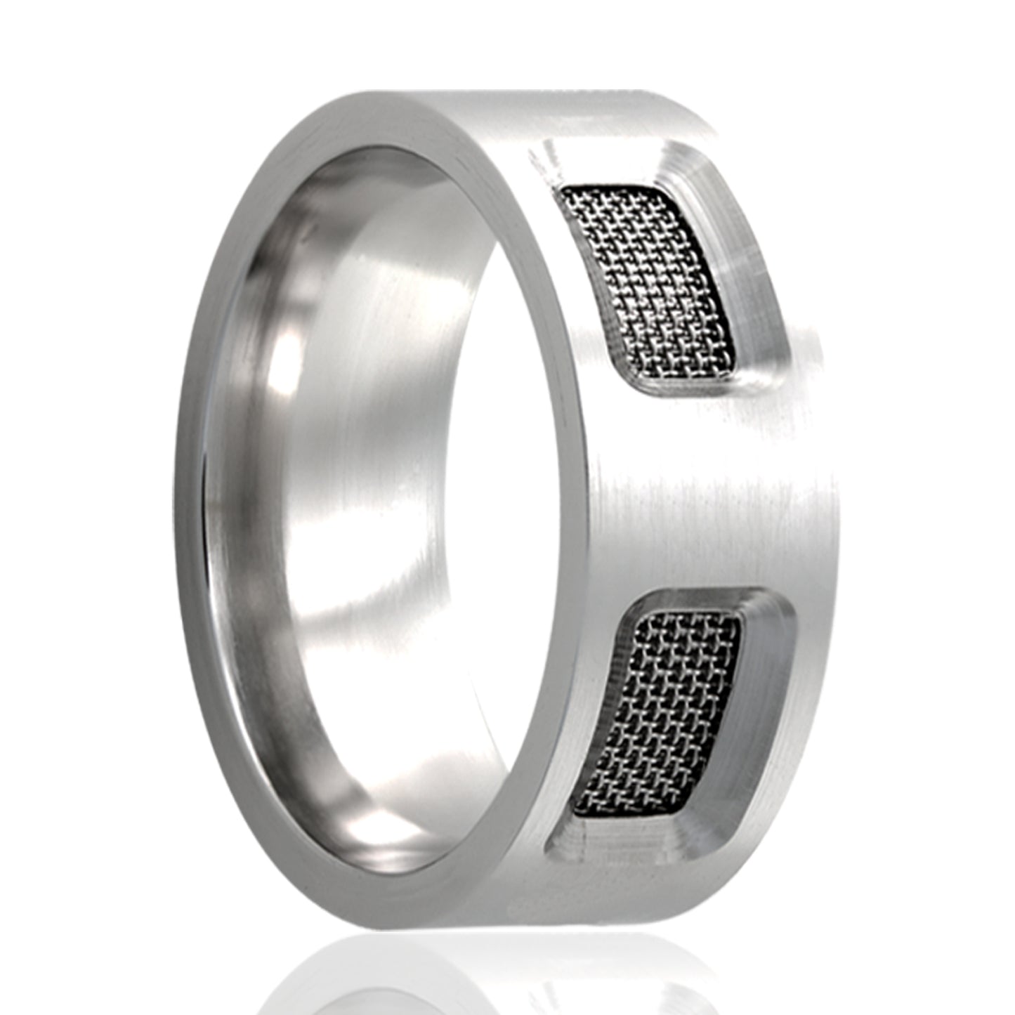 Cobalt Mesh Screen Ring - Flat Satin Finish