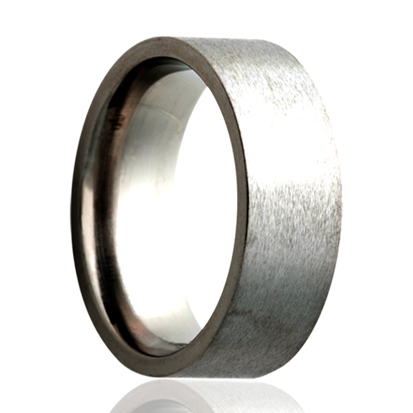 Titanium Comfort Fit Satin Finish Ring