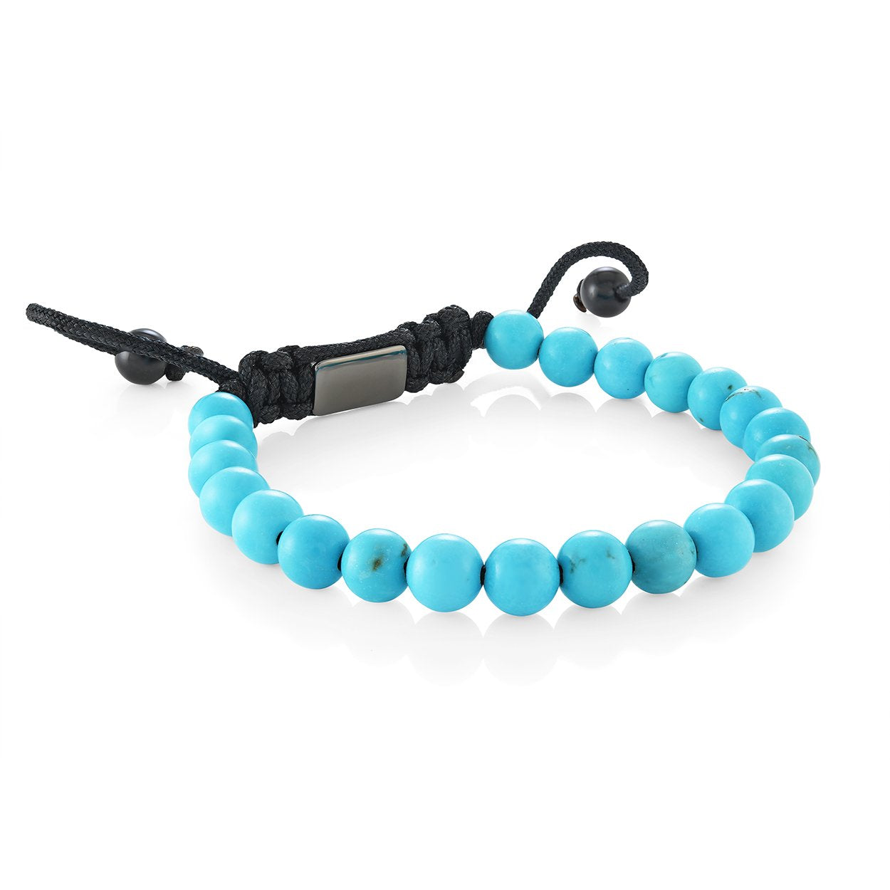 6MM-TURQUOISE BEAD BRACELET