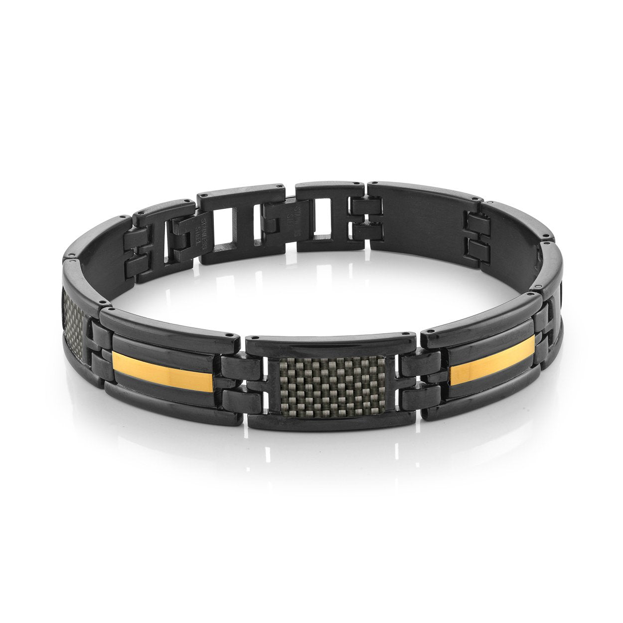 12MM CARBON-FIBRE STRIPE BRACELET