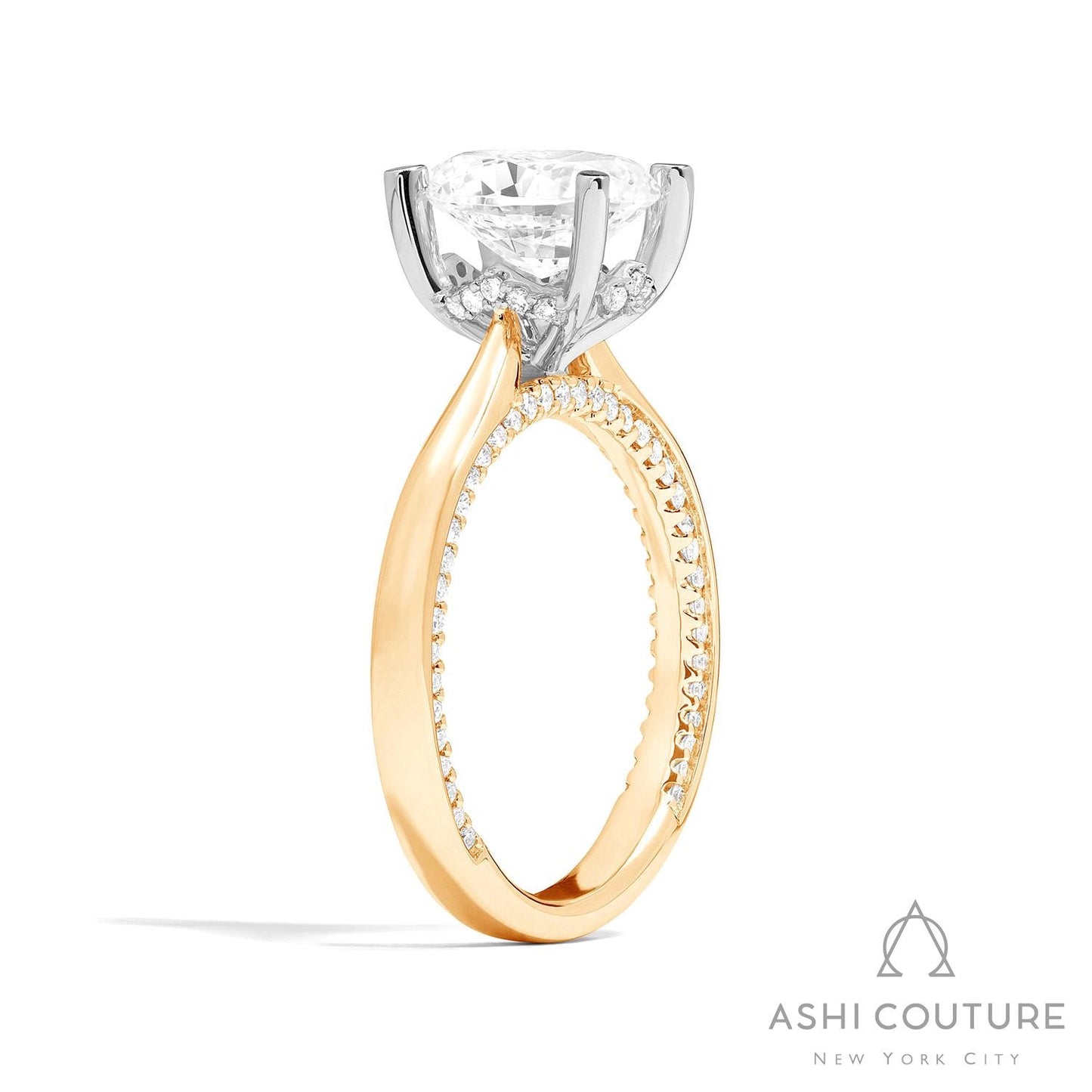 Couture Solitaire Semi-Mount Engagement Ring