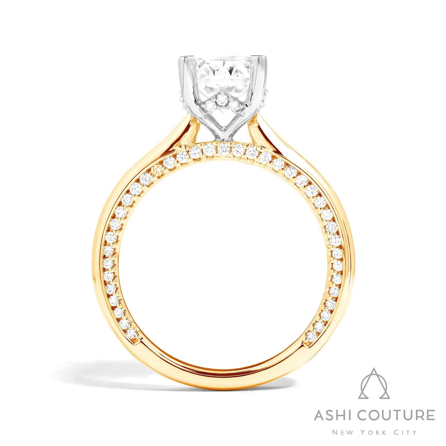 Couture Solitaire Semi-Mount Engagement Ring
