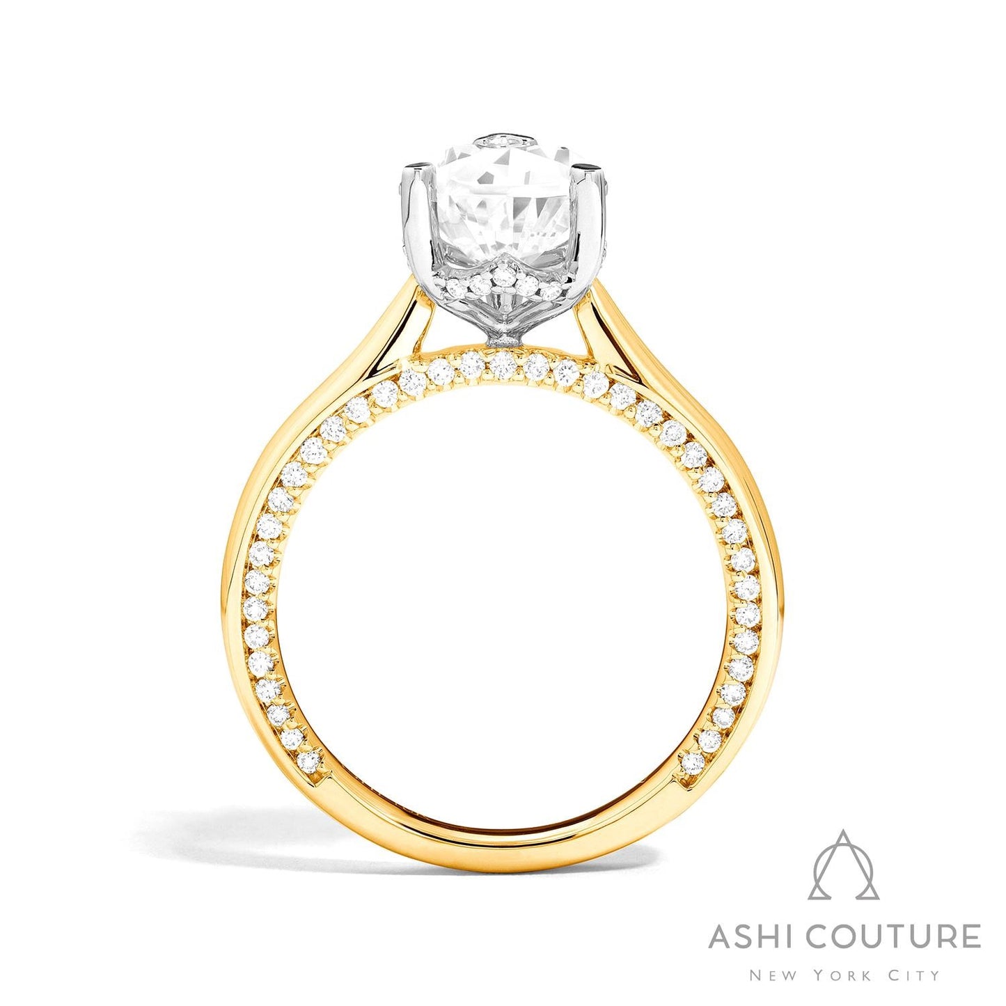 Couture Solitaire Semi-Mount Engagement Ring