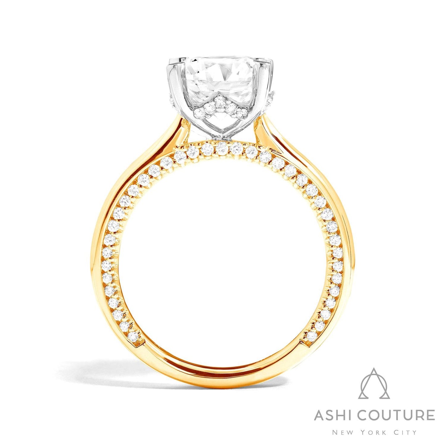 Couture Solitaire Semi-Mount Engagement Ring
