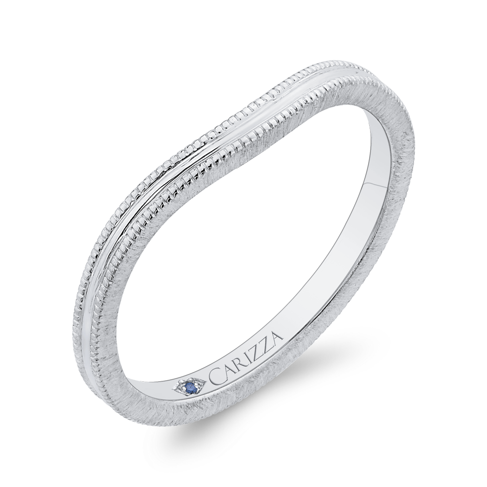 Wedding Band in 14K White Gold