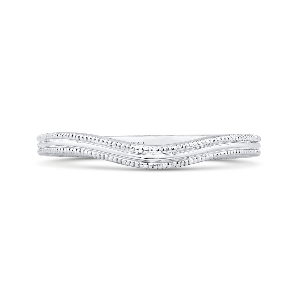 Wedding Band in 14K White Gold