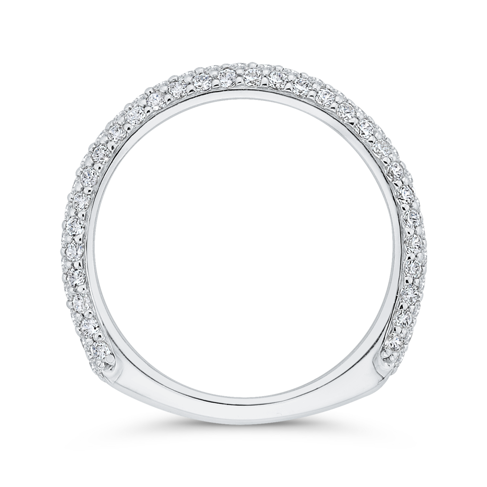 Diamond Wedding Band in 14K White Gold