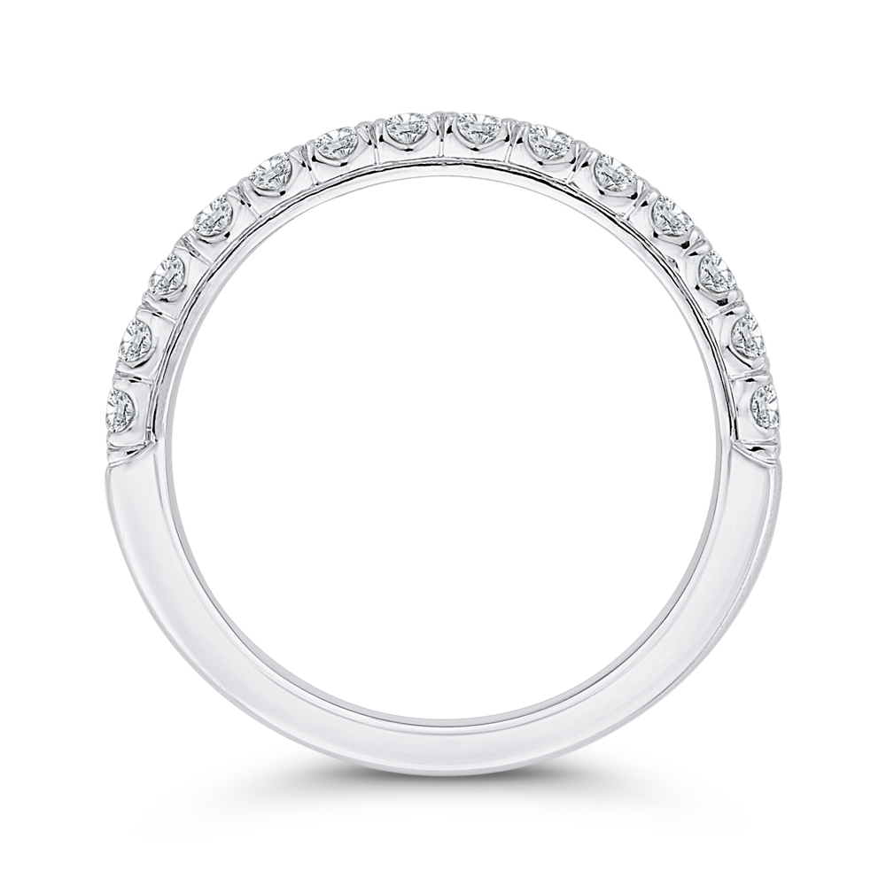 Diamond Wedding Band in 14K White Gold