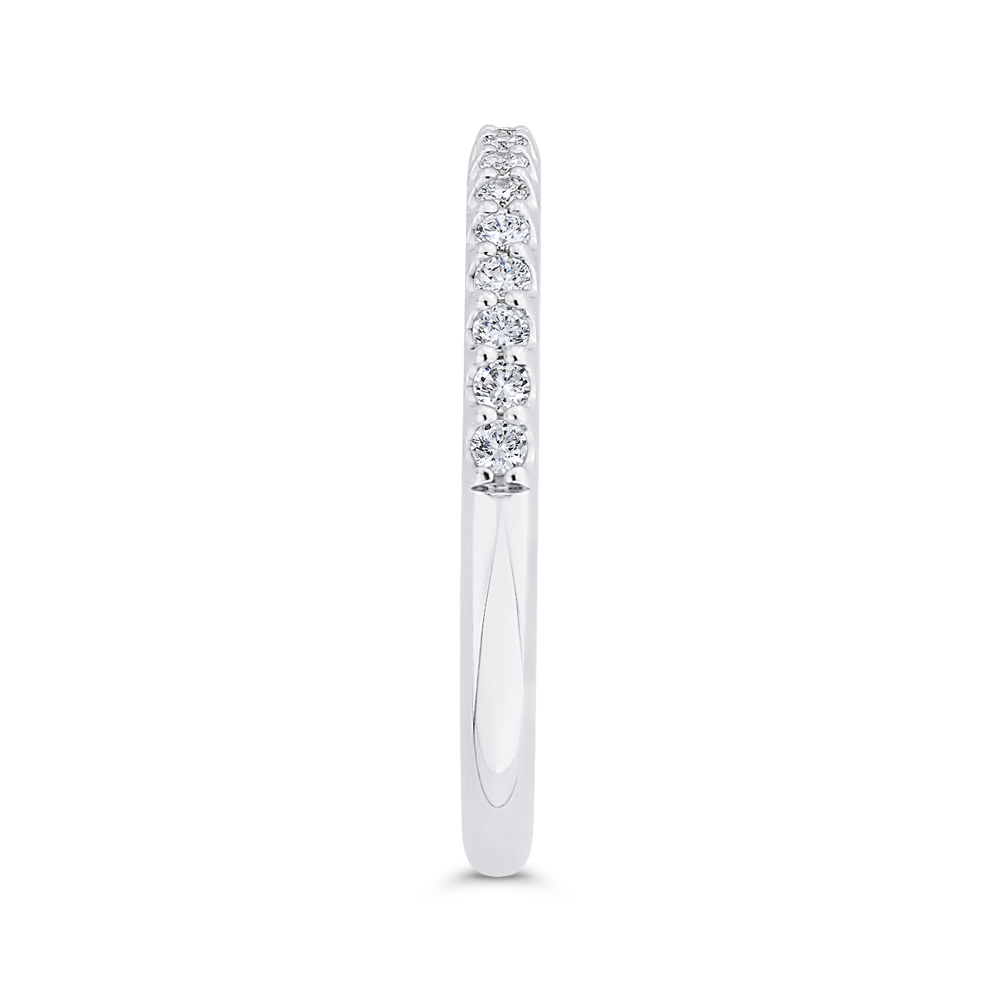 Diamond Wedding Band in 14K White Gold