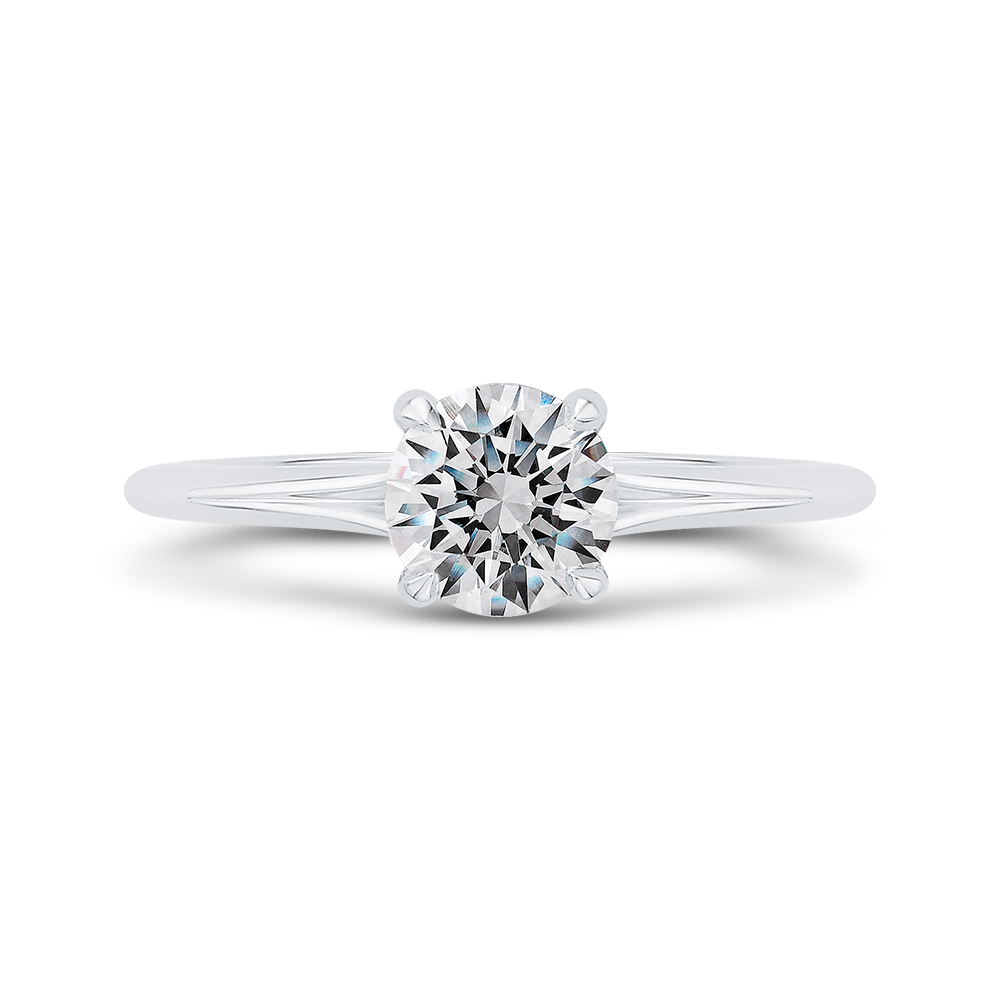 Diamond Engagement Ring in 14K White Gold (Semi-Mount)